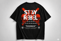 Stay Rebel Oversized Tshirt
