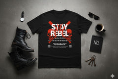 Stay Rebel Oversized Tshirt